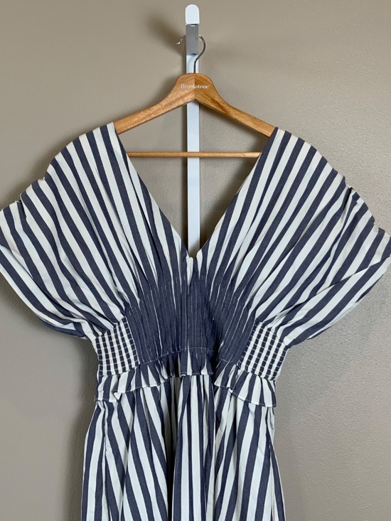 Anthropologie V-Neck Zip-Front Midi Dress - Picture 13 of 16